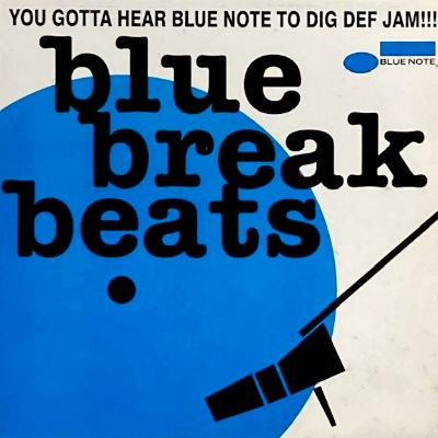 V.A. - BLUE BREAK BEATS (LP) (VG+/VG+)