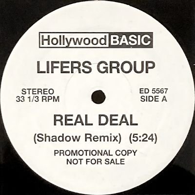 LIFERS GROUP / SHADOW - REAL DEAL (SHADOW REMIX) / LESSON 4 (12) (RE) (VG+)