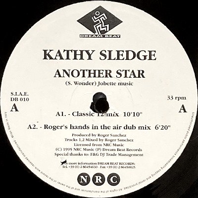 <img class='new_mark_img1' src='https://img.shop-pro.jp/img/new/icons5.gif' style='border:none;display:inline;margin:0px;padding:0px;width:auto;' />KATHY SLEDGE - ANOTHER STAR (12) (VG+)