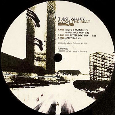 T SKI VALLEY - CATCH THE BEAT (DIMI'S MOUSSE T'S OLD SCHOOL REMIX) (12) (VG/VG+)