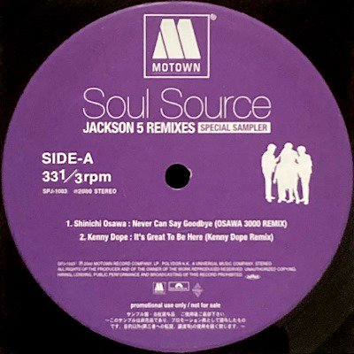 JACKSON 5 - SOUL SOURCE JACKSON 5 REMIXES (LP) (PROMO) (VG)
