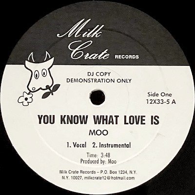 MOO - YOU KNOW WHAT LOVE IS (12) (VG+)