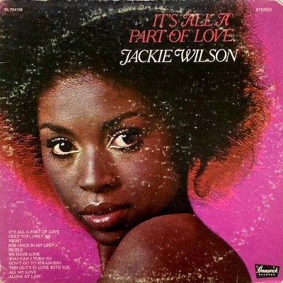 JACKIE WILSON - IT'S ALL A PART OF LOVE (LP) (VG+/G)