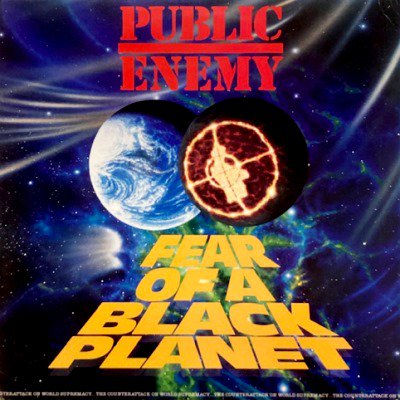 PUBLIC ENEMY - FEAR OF A BLACK PLANET (LP) (VG/VG+)