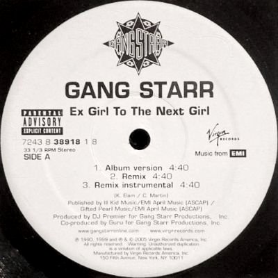 GANG STARR - EX GIRL TO NEXT GIRL (12) (RE) (VG+)