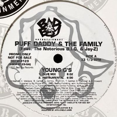PUFF DADDY & THE FAMILY - YOUNG G'S / WHAT YOU GONNA DO? (12) (VG+/VG+)