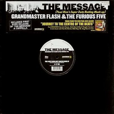 <img class='new_mark_img1' src='https://img.shop-pro.jp/img/new/icons5.gif' style='border:none;display:inline;margin:0px;padding:0px;width:auto;' />GRANDMASTER FLASH & THE FURIOUS FIVE - THE MESSAGE (PAUL NICE REMIX) (12) (VG+/VG+)