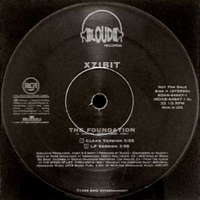 XZIBIT - THE FOUNDATION (12) (PROMO) (EX) - BBQ Records - bbqrecords.jp -