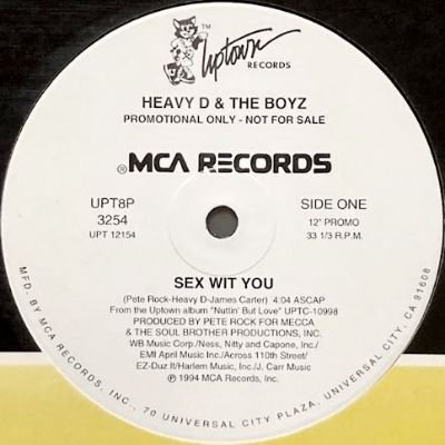 HEAVY D. & THE BOYZ - SEX WIT YOU (12) (PROMO) (EX/VG+)