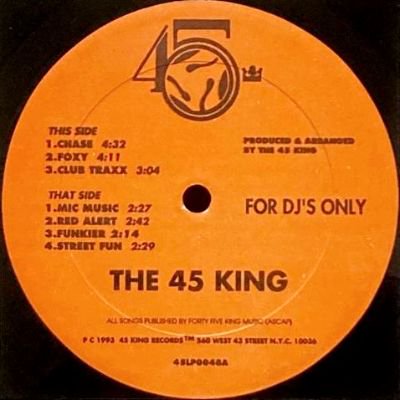 THE 45 KING - THE LOST BREAKBEATS - THE ORANGE ALBUM (12) (VG+)