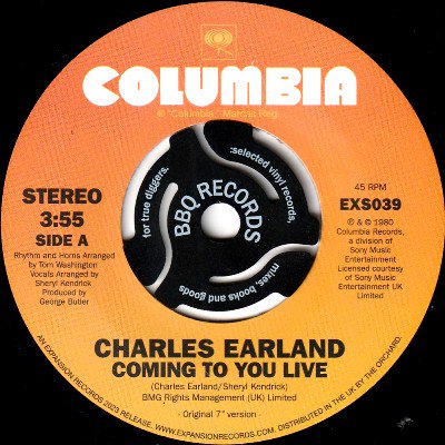 CHARLES EARLAND - COMING TO YOU LIVE / STREET THEMES (7) (NEW)