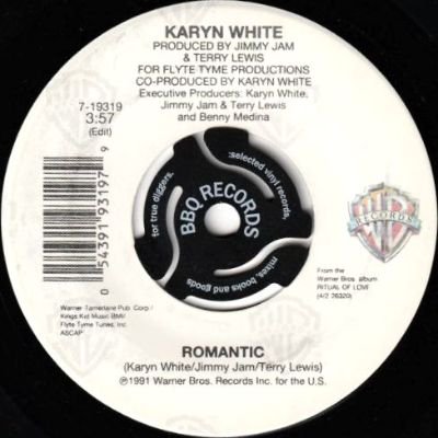 KARYN WHITE - ROMANTIC (7) (EX)