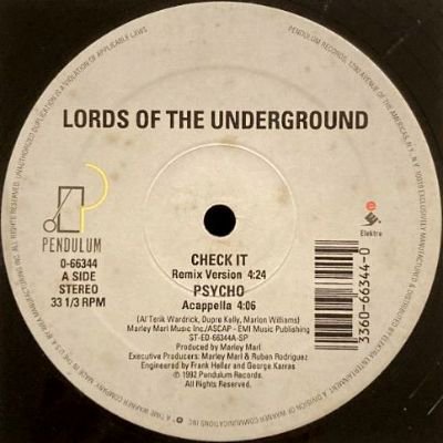 LORDS OF THE UNDERGROUND - CHECK IT (12) (VG+)