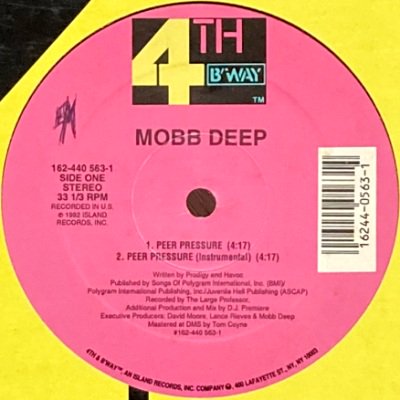 MOBB DEEP - PEER PRESSURE / FLEVOR OF THE NON-BELIEVES (12) (VG/VG+)