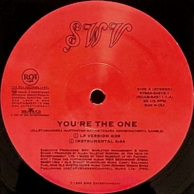 SWV - YOU'RE THE ONE (12) (EX/EX) - BBQ Records - bbqrecords.jp -