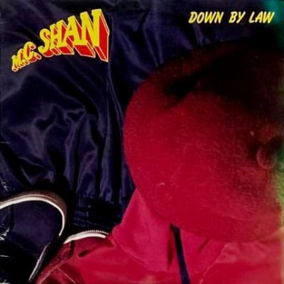 M.C. SHAN - DOWN BY LAW (LP) (VG+/VG)