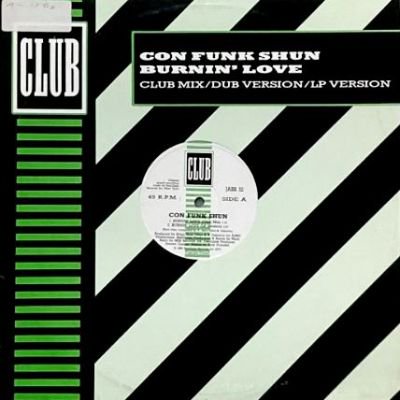 CON FUNK SHUN - BURNIN' LOVE (12) (VG+/VG+)