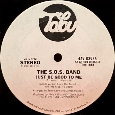 S.O.S. BAND - JUST BE GOOD TO ME (12) (VG)