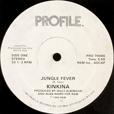 KINKINA - JUNGLE FEVER (12) (PROMO) (VG+/VG+)