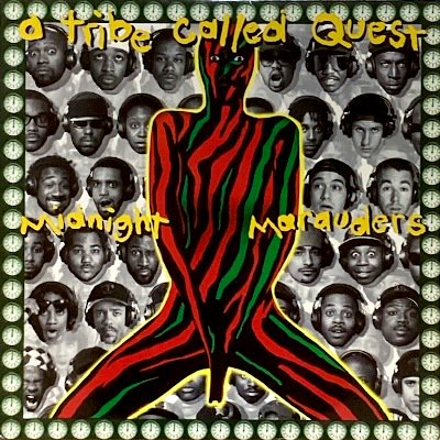 A TRIBE CALLED QUEST - MIDNIGHT MARAUDERS (LP) (UK) (VG/VG+)