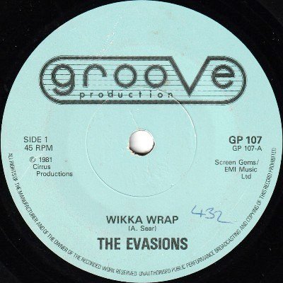 THE EVASIONS - WIKKA WRAP (7) (VG+)