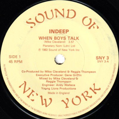 INDEEP - WHEN BOYS TALK (7) (UK) (EX)