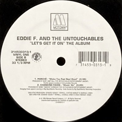 V.A. - EDDIE F. & THE UNTOUCHABLES - LET'S GET IT ON (THE ALBUM) (LP) (EX/VG+)