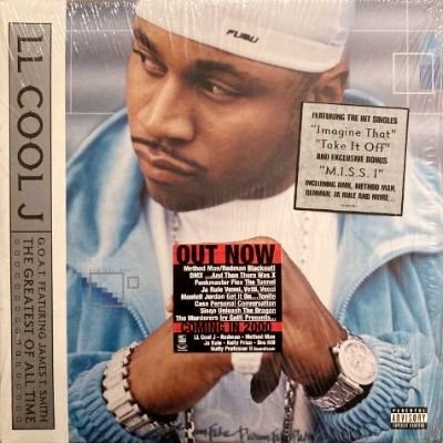 LL COOL J - G.O.A.T FEATURING JAMES T. SMITH THE GREATEST OF ALL TIME (LP) (VG+/EX)