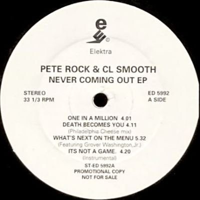 PETE ROCK & CL SMOOTH - NEVER COMING OUT EP (12) (VG+)
