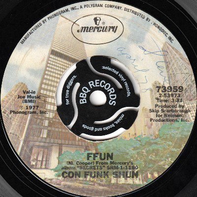 CON FUNK SHUN - FFUN / INDIAN SUMMER LOVE (7) (VG)