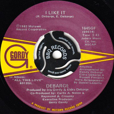 DEBARGE - I LIKE IT / HESITATED (7) (VG+)