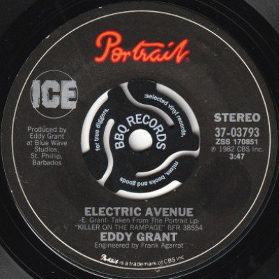 <img class='new_mark_img1' src='https://img.shop-pro.jp/img/new/icons5.gif' style='border:none;display:inline;margin:0px;padding:0px;width:auto;' />EDDY GRANT - ELECTRIC AVENUE (7) (VG+/VG+)