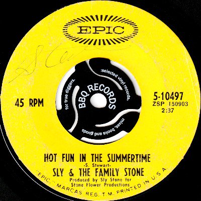 <img class='new_mark_img1' src='https://img.shop-pro.jp/img/new/icons5.gif' style='border:none;display:inline;margin:0px;padding:0px;width:auto;' />SLY & THE FAMILY STONE - HOT FUN IN THE SUMMERTIME (7) (G)