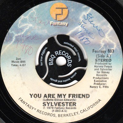 SYLVESTER - YOU ARE MY FRIEND (7) (VG)