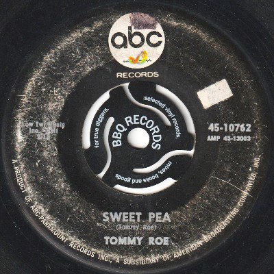 TOMMY ROE - SWEET PEA / MUCH MORE LOVE (7) (G)