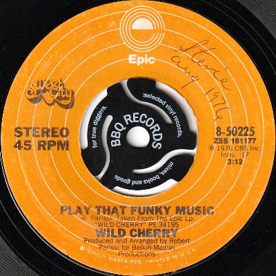 WILD CHERRY - PLAY THAT FUNKY MUSIC (7) (VG+)