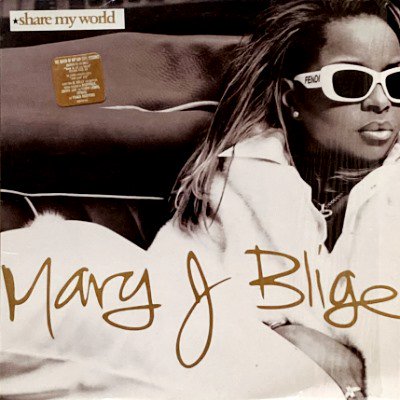<img class='new_mark_img1' src='https://img.shop-pro.jp/img/new/icons5.gif' style='border:none;display:inline;margin:0px;padding:0px;width:auto;' />MARY J. BLIGE - SHARE MY WORLD (LP) (VG+/VG+)