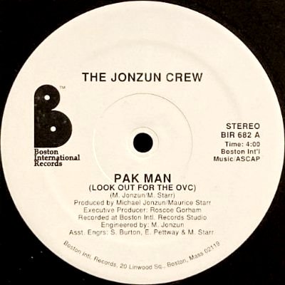 THE JONZUN CREW - PAK MAN (LOOK OUT FOR THE OVC) (12) (RE) (EX)