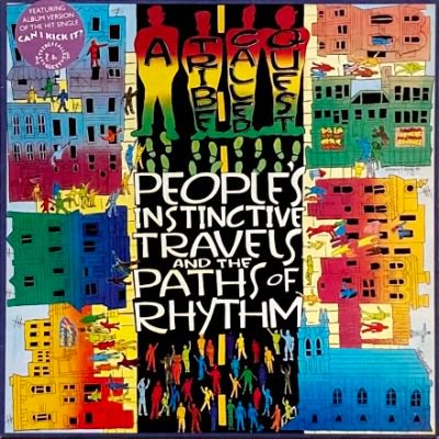 <img class='new_mark_img1' src='https://img.shop-pro.jp/img/new/icons5.gif' style='border:none;display:inline;margin:0px;padding:0px;width:auto;' />A TRIBE CALLED QUEST - PEOPLE'S INSTINCTIVE TRAVELS AND THE PATHS OF RHYTHM (LP) (UK) (VG/VG+)