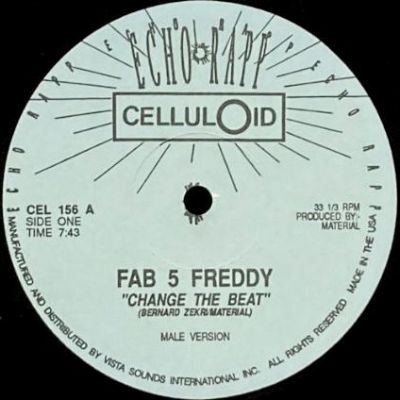 FAB 5 FREDDY / BEESIDE - CHANGE THE BEAT (12) (RE) (VG+)