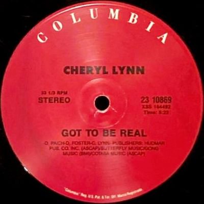 CHERYL LYNN - GOT TO BE REAL (12) (RE) (VG+)