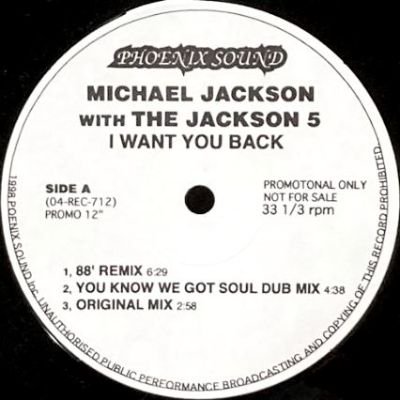 MICHAEL JACKSON WITH THE JACKSON 5 - I WANT YOU BACK (12) (RE) (VG+/VG+)