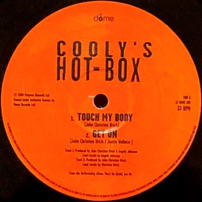 COOLY'S HOT BOX - TOUCH MY BODY (12) (EX)