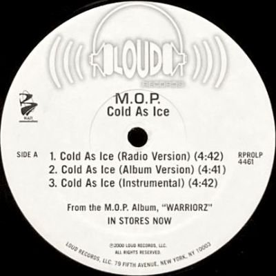 M.O.P. - COLD AS ICE / ANTE UP REMIX (12) (PROMO) (EX/VG+)