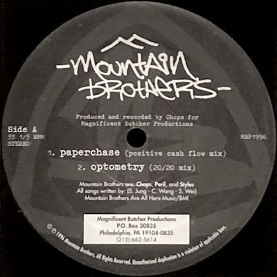 MOUNTAIN BROTHERS - PAPERCHASE (12) (EX)