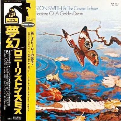 <img class='new_mark_img1' src='https://img.shop-pro.jp/img/new/icons5.gif' style='border:none;display:inline;margin:0px;padding:0px;width:auto;' />LONNIE LISTON SMITH AND THE COSMIC ECHOES - REFLECTIONS OF A GOLDEN DREAM (LP) (JP) (PROMO) (EX/EX)