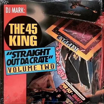DJ MARK: THE 45 KING - STRAIGHT OUT DA CRATE VOLUME 2 (LP) (VG+/EX)