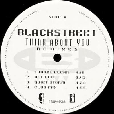 BLACKSTREET - THINK ABOUT YOU (REMIXES) (12) (EX)
