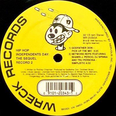 V.A. - HIP HOP INDEPENDENTS DAY: THE SEQUEL (RECORD 2) (12) (EX/EX)