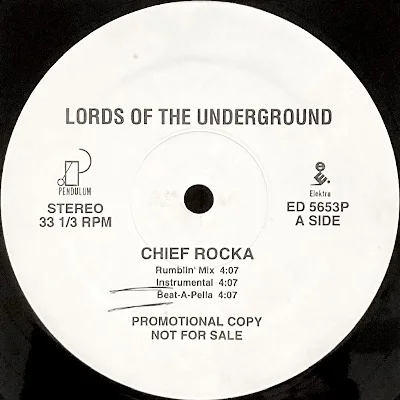 LORDS OF THE UNDERGROUND - CHIEF ROCKA (12) (PROMO) (VG+)